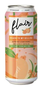 Flair Peach Bellini Cocktail Cider 24x473 mL